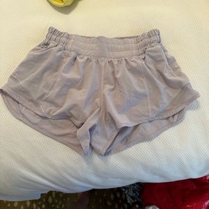 Lululemon lavender hotty hot short